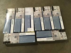 Lot of Mixed bathroom items  by MOEN  Customer Returns See Pictures