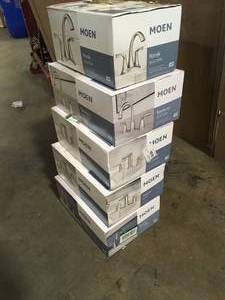 Lot of Mixed Faucets  by MOEN  Customer Returns See Pictures