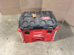 PACKOUT 22 in. Modular XL Tool Box by Milwaukee  Customer Returns See Pictures