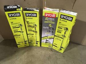 Lot of Assorted Ryobi Trimmers Customer Returns See Pictures