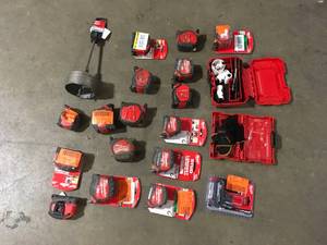 Lot of  Milwaukee Tape Measures and Misc Customer Returns See Pictures