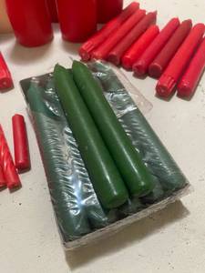 lot 53 image: Holiday Candle Sticks, Pillar Candles