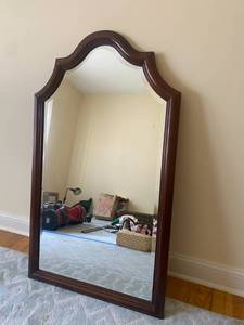 lot 93 image: Beveled Glass Framed Mirror