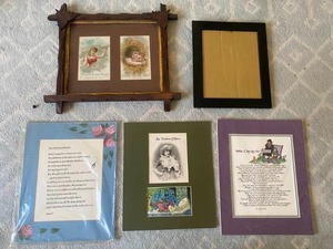 lot 97 image: Vintage Framed Milwaukee Harvester Image, Picture Frame, and More