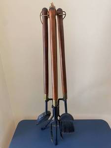 lot 126 image: Vintage Fireplace Tools and Stand
