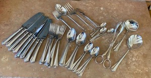 lot 131 image: Silverware Set with Blue Case