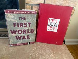 lot 136 image: Vintage WWI and WWII Books