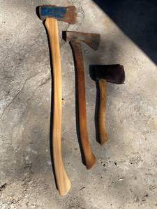 lot 160 image: Vintage Colling Axes and Hickory Axe