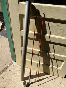 lot 173 image: Vintage Bamboo Fly Fishing Rod