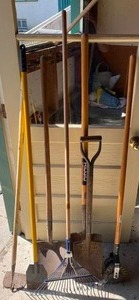 lot 216 image: Gardening Tools, Landscape Edge Trimmer, and More