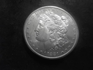1881 S Morgan Silver Dollar