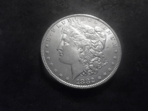 1882 Morgan Silver Dollar