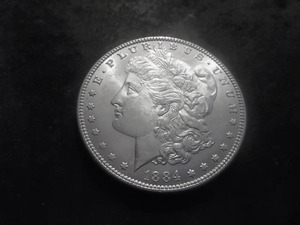 1884 Morgan Silver Dollar