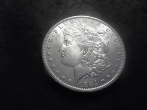 1884 O Morgan Silver Dollar
