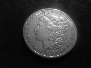 1884 S Morgan Silver Dollar