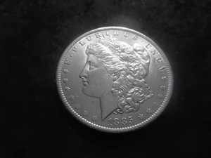 1885 O Morgan Silver Dollar