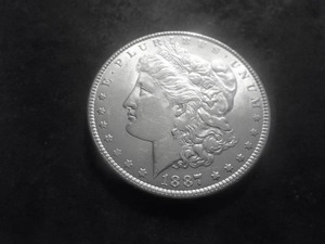 1887 Morgan Silver Dollar