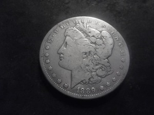 1889 CC Morgan Silver Dollar