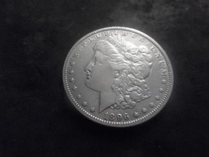 1896 O Morgan Silver Dollar