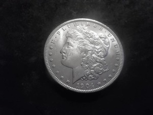 1904 O Morgan Silver Dollar