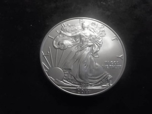 2011 US American Eagle Dollar 1 Oz. .99.0 Fine Silver MS From Unc. Roll