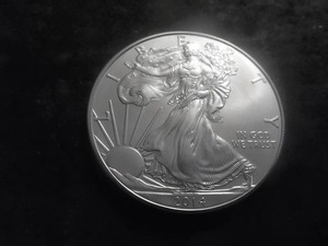 2014 US American Eagle Dollar 1 Oz. .99.0 Fine Silver MS From Unc. Roll