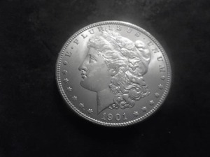 1901 O Morgan Silver Dollar