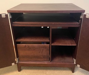 Wood Castle LTD Desk with File Drawer, Adjustable Shelf and Keyboard Pull Out