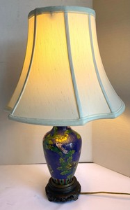 Cloisonn Based Table Lamp