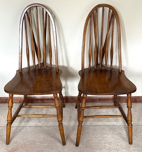 Set of 4 Vintage Wooden Chairs