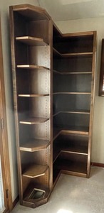 2 Piece Corner Shelving Unit
