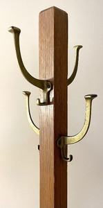 Vintage Wooden Coat Rack