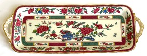 Bernarddaud Limoges of France Serving Tray and Utensil