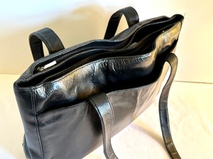 Perlina Leather Tote Handbag