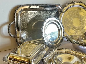 Variety of Vintage Silver Plated Items