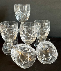 Set of Six Waterford Kerry Water Goblets