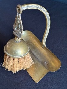 Antique Brass Table Sweep