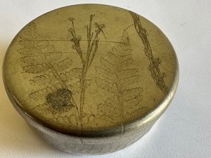 Vintage B. Chaudron Atelier Pewter Trinket Box