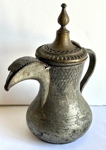Antique Arab Hand Forged Coffee Pot