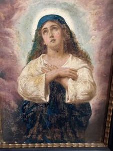 Vintage Oil on Board Painting