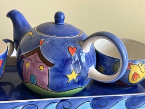 Fun Three Piece Tea Set by Herman and Dodge and Son