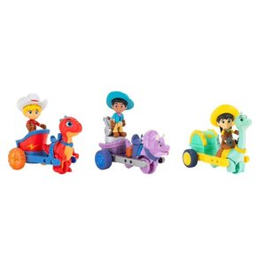 lot 7 image: Dino Ranch Dino Riding Adventures Figure Set