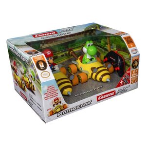 lot 10 image: Carrera RC Mariokart Mario & Yoshi Bumble V 2.4GHz Twin Pack