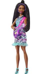lot 19 image: Barbie Big City, Big Dreams Singing Brooklyn Doll with Music, Light, Guitar & Accessories