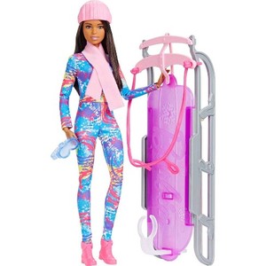 lot 17 image: Barbie Winter Sports Sled Doll
