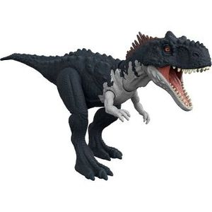 lot 38 image: Jurassic World Dominion Roar Strikers Rajasaurus Dinosaur Figure