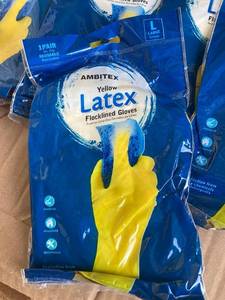 Latex Flocklined Gloves