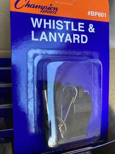 Whistles and Lanyards