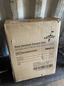 Medline Aluminum Transport Chair