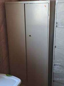 lot 518 image: Steelcase 65 2-door Metal Office Storage Cabinet